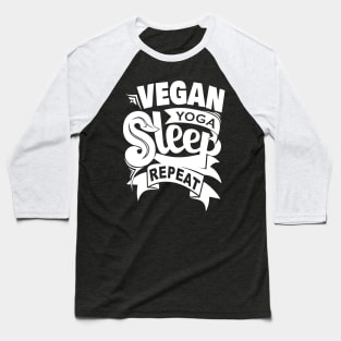 vegan and yoga Baseball T-Shirt